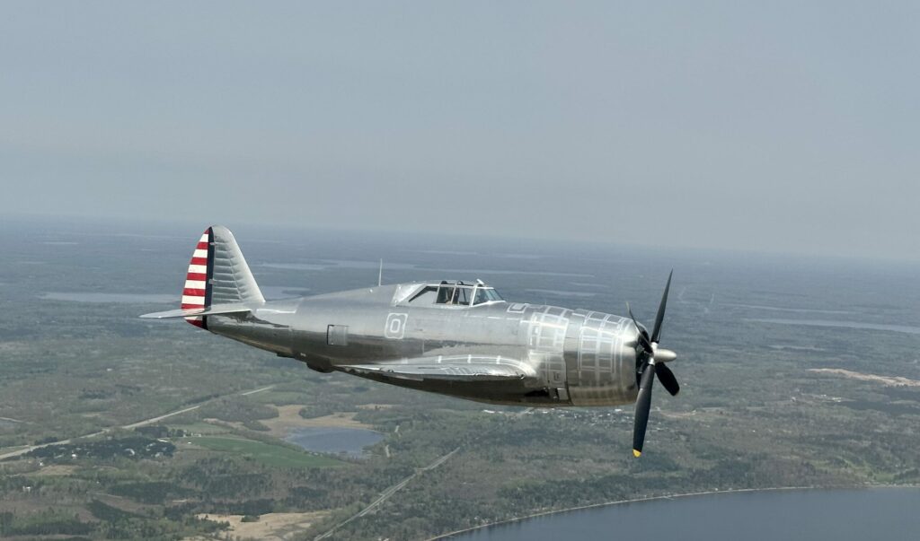 2023 In Review Through Vintage Aviation News’ Articles 14 FIRST FLIGHT P 47D 23RA SERIAL 42 27609