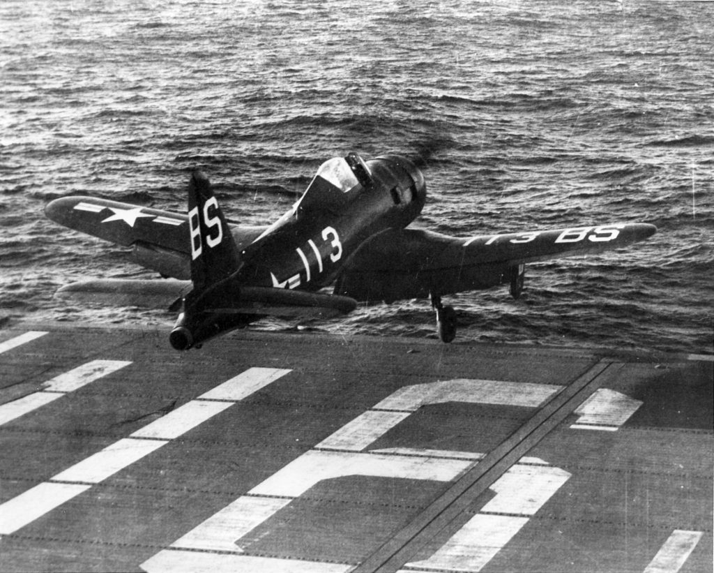 Today in Aviation History: First Flight of the Ryan FR-1 Fireball 11 FR 1 launches from USS Badoeng Strait 1947