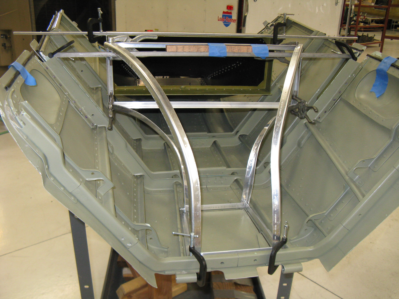 FW-190 First Flight At GossHawk Unlimited!!! 46 Fabricating the rear oil cooler ducting. (photo via GossHawk Unlimited)