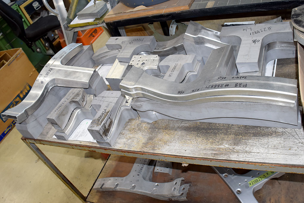 Australia’s P-38 Lightning Restorations: Inside a World-Class Workshop 20 Fabrication of internal P 38 Lightning components prior to fitting to the restoration project