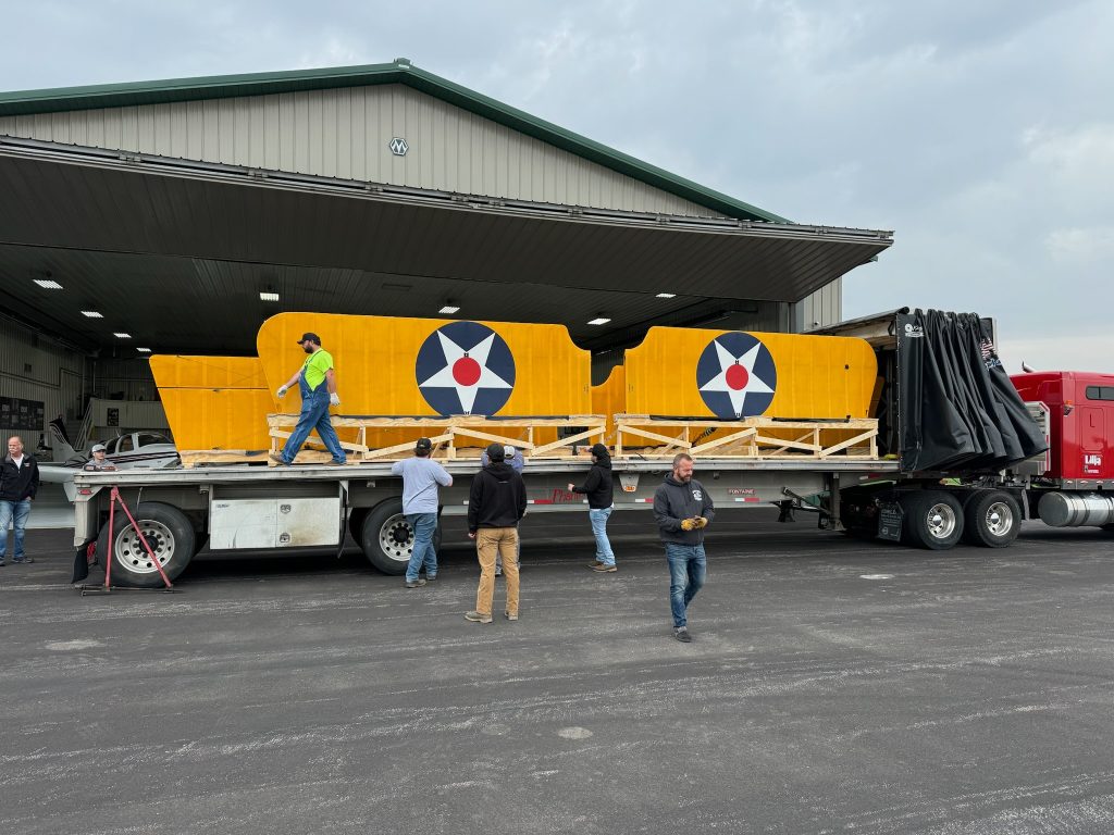 Fagen Fighters WWII Museum Transfers Historic Curtiss JN-4D "Jenny" to Walter Bowe's Collection 10 Fagen Fighters WWII Museum Transfers Historic Curtiss JN 4D Jenny to Walter Bowes Collection transport