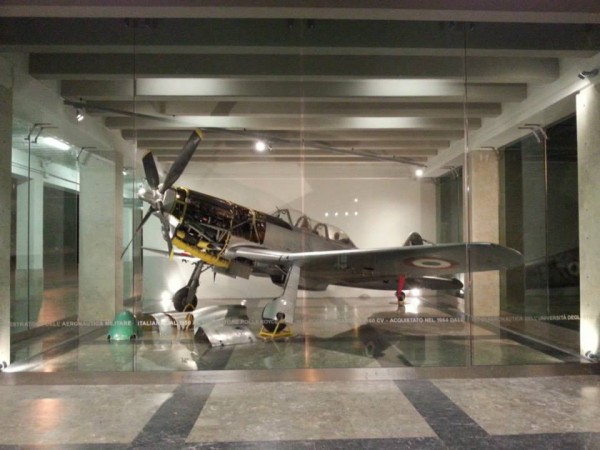 A New Home For The Fiat G 59 10 The exhibit of the Fiat G-59 4B at the University of Palermo. ( Image credit Università degli Studi di Palermo)