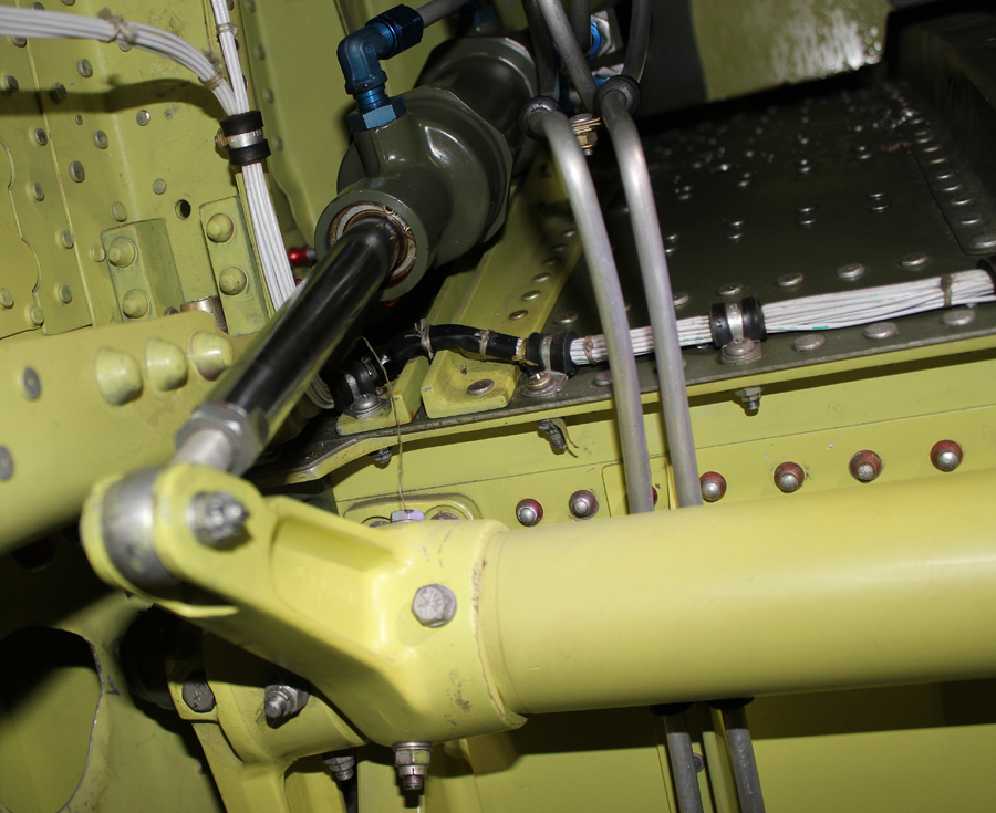 XP-82 Twin Mustang – January, 2018 – Restoration Update 24 Flap Cylinder