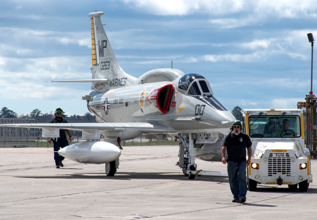 Fleet Readiness Center East Restores A-4M Skyhawk To Former Glory 14 Fleet Readiness Center East FRCE Restores A 4M Skyhawk To Former Glory