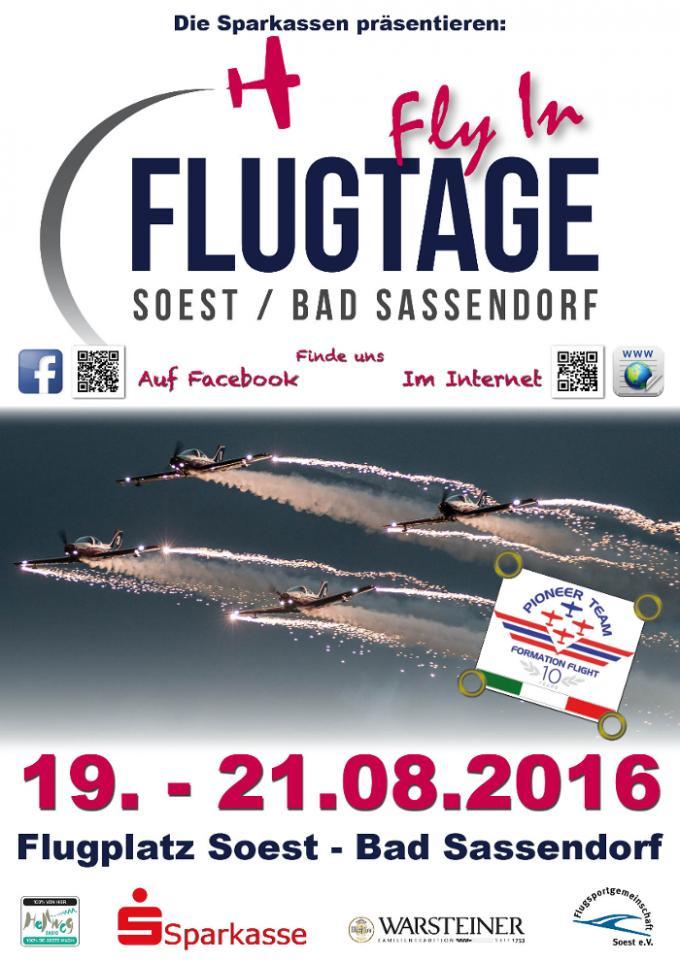 Soest Air Show - Germany - August 19th - 21st 2016 12 Flugtage2016 Plakat