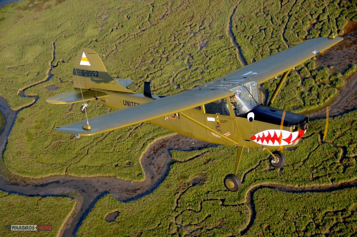 Historical Aircraft Group's Fly Party 2016 - Italian Air Show Report 12 'Mekong Mauler' over wetlands. (photo by Luigino Caliaro)