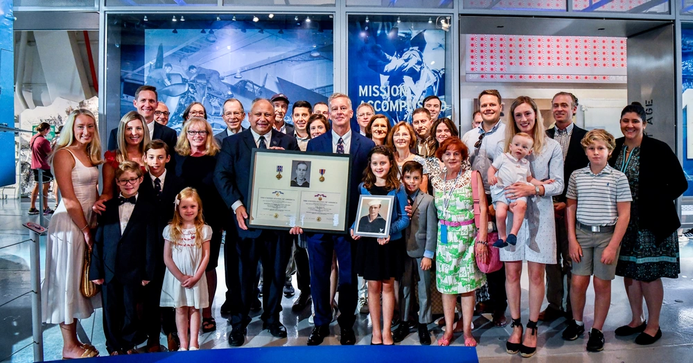 US SECNAV Del Toro Presents Posthumous Distinguished Flying Cross to WWII Hero 12 Flying Cross 2