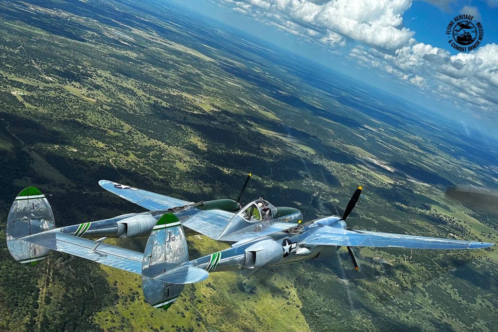 Flying Heritage & Combat Armor Museum’s Combat Veteran P-38 Lightning Takes to the Skies 10 Flying Heritage Combat Armor Museum FHCAM 1