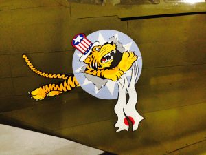 Freshly Restored P-40 Arrives in New Orleans 10 One of the most iconic embed of WWII, the mighty The 1st American Volunteer Group (AVG) "Flying Tigers". ( Image credit Rachel Haney)