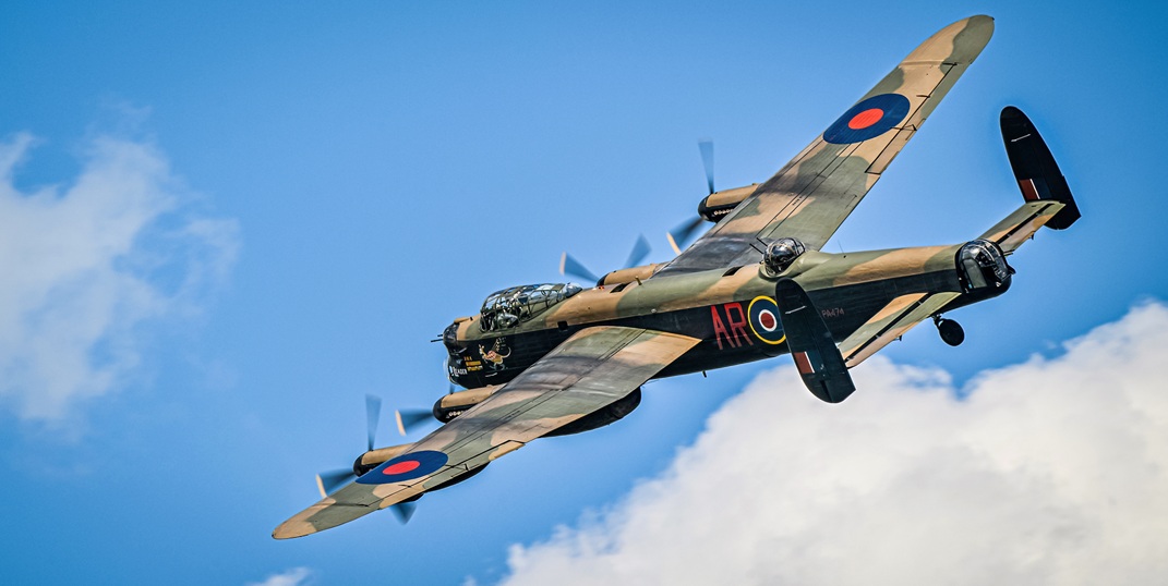 Battle of Britain Memorial Flight Members’ Day 2025 12 Flypast from the Battle of Britain Memorial Flight Lancaster 2