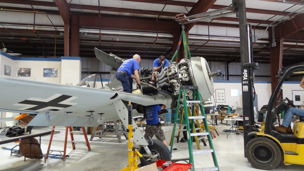 American Heritage Museum's Focke-Wulf Fw 190 ‘White 1’ Restoration Gains Ground at GossHawk Aviation 10 Focke Wulf Fw 190F 8 Wk Nr 931862 2