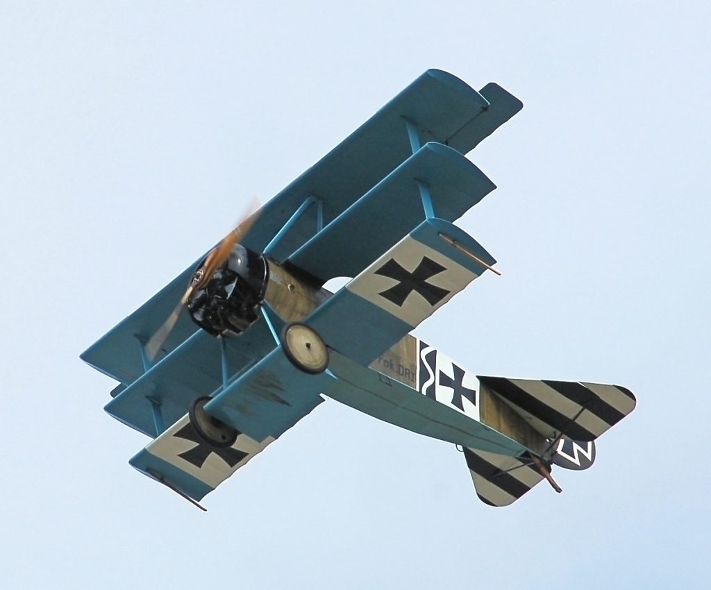 Today in Aviation History: First Flight of the Fokker Dr.I 14 Fokker Dr.1 replica triplane built 2006. Taken at Filton Aerodrome Bristol on an Air Day in 2010