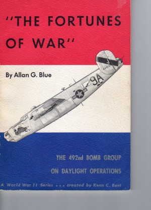 Crew 713: The Story of a WWII Liberator Crew 13 Dust jacket for "Fortunes of War" by Allan Blue (image via Alex Mena)