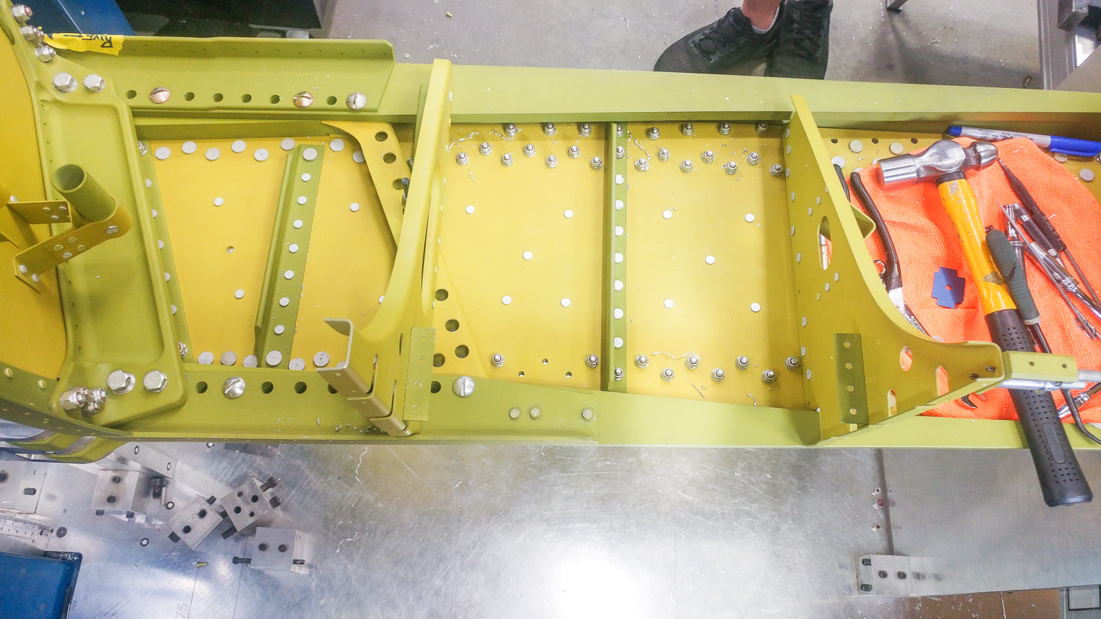 Dakota Territory Air Museum’s P-47 Update – July, 2020 27 Forward gear bay