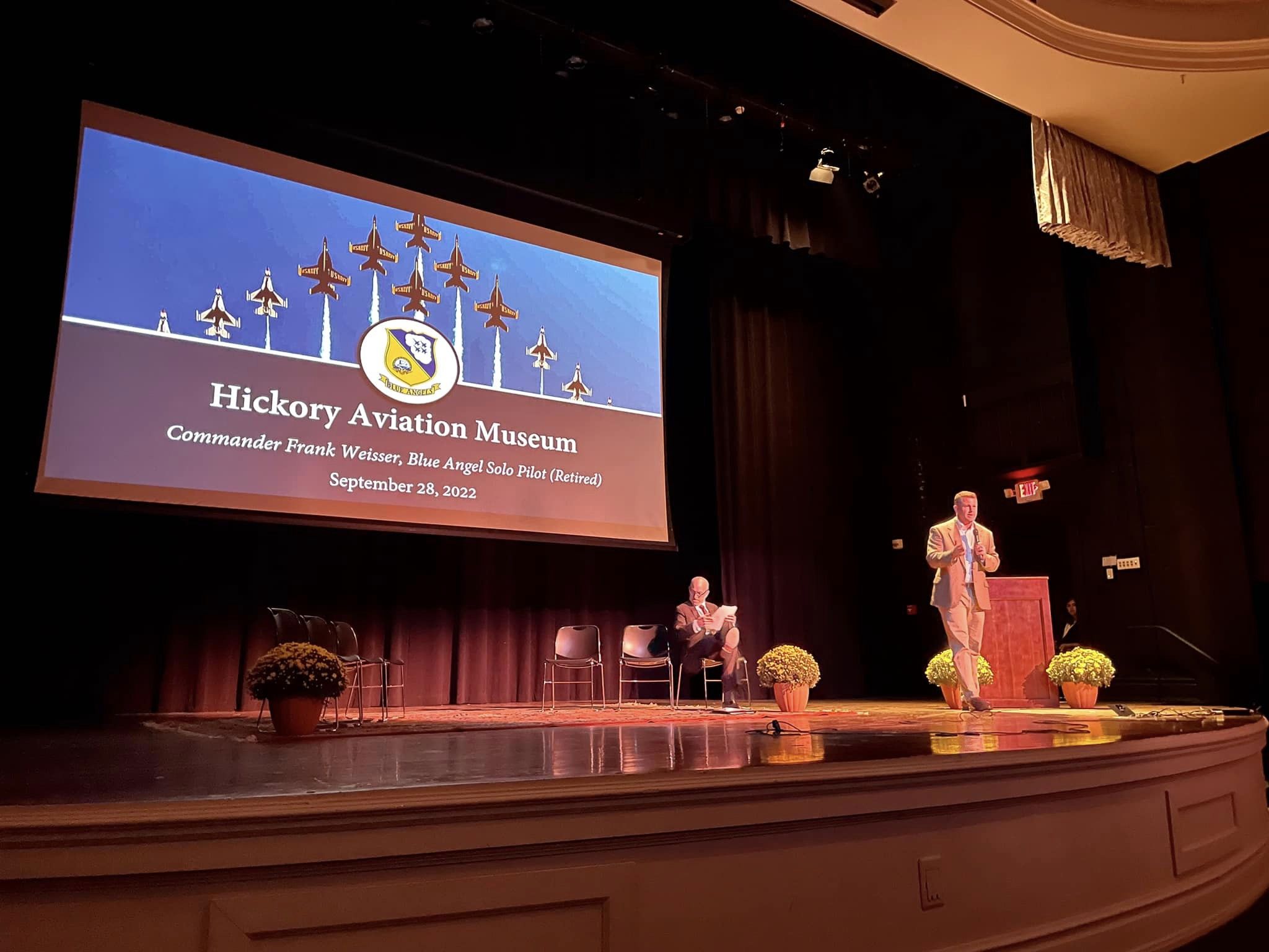 Hickory Aviation Museum to Begin Fundraising Campaign For New Building 10 Frank Weisser a retired U.S. Navy commander and Blue Angels pilot who was featured in Top Gun Maverick was among the speakers at Wednesdays kickoff