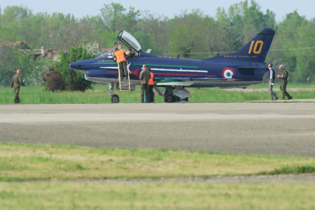 Fiat G.91 Commences Flight Certification Program 16 Frecce Tricolori Fiat G.91 MM6305 Renzo Catellani VolaFenice 11