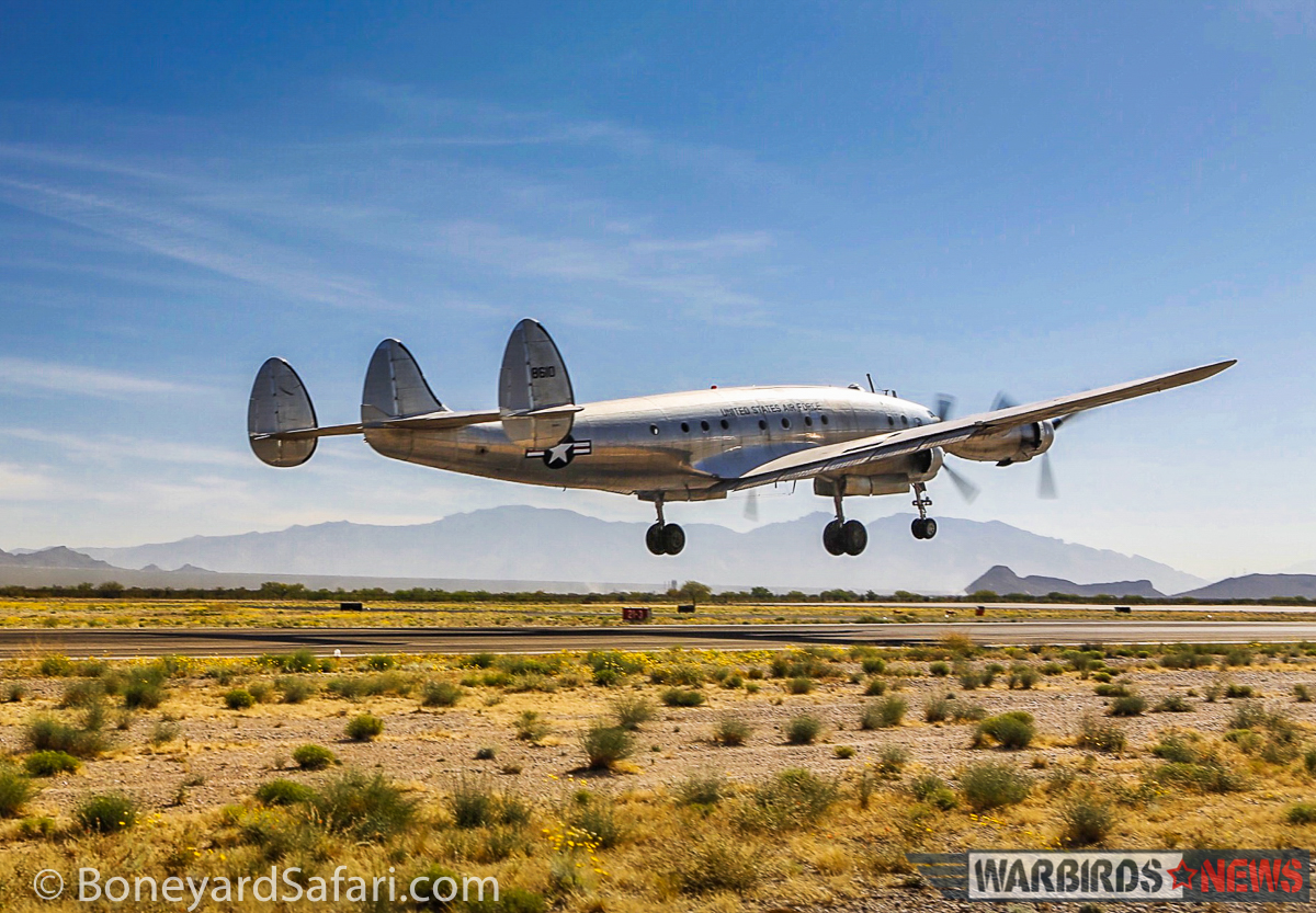 Columbine II - Homeward Flight Update - 21 March, 2016 15 Departure. (photo with permission from Boneyard Safari.com)