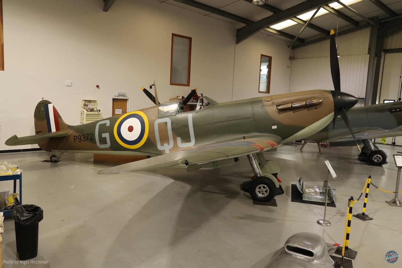 Biggin Hill Heritage Hangar Update 11 G CLIH P9372 Spitfire IA R6 2510