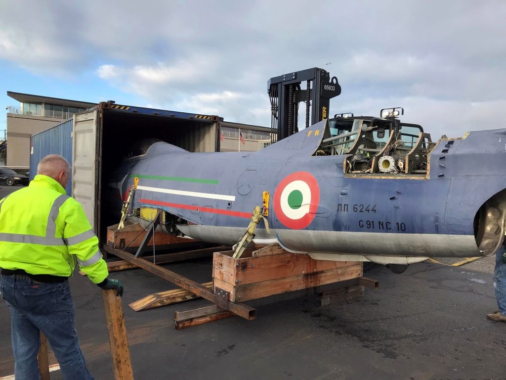 Frecce Tricolori Veteran Fiat G.91 PAN Returns to Italy 10 G91 PAN