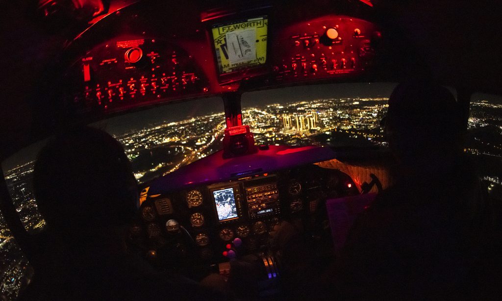 DC-3 Christmas Lights Flights Are a Texas Christmas Tradition 15 GCA Flight Daniels 03