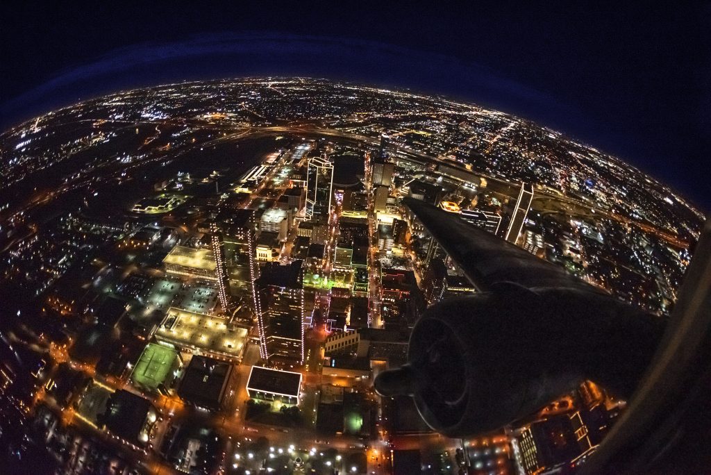 DC-3 Christmas Lights Flights Are a Texas Christmas Tradition 12 GCA Flight Daniels 04