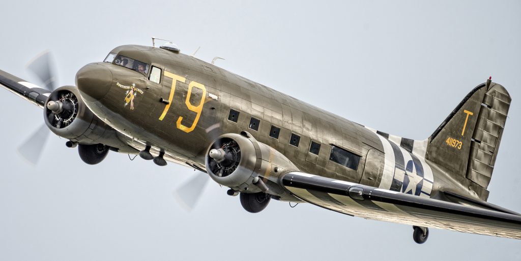 DC-3 Christmas Lights Flights Are a Texas Christmas Tradition 10 GCA Flight Daniels 07