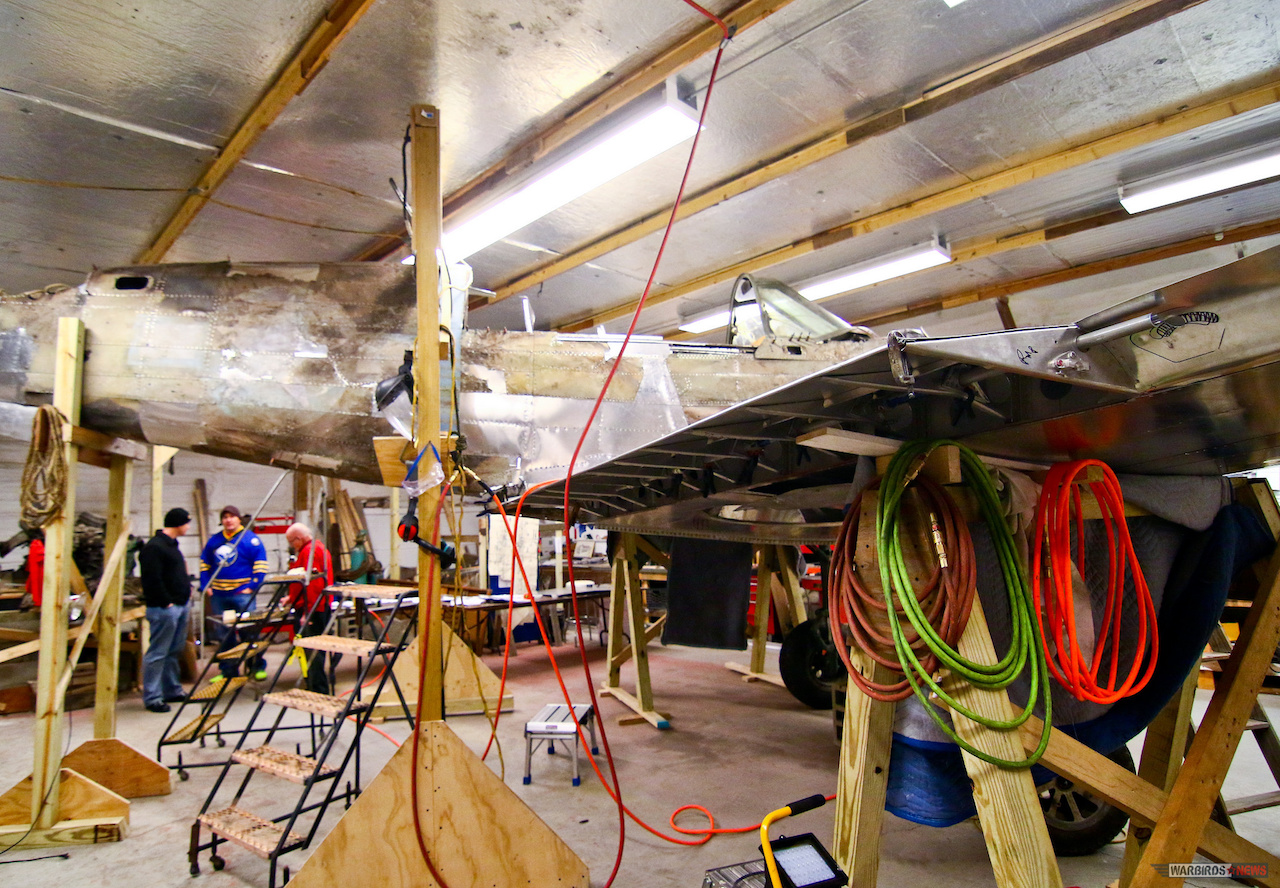 2017 In Review Through Warbirds News’ Top Articles 10 GLENN H. CURTISS MUSEUM P 40 RESTORATION By Warbirds News2