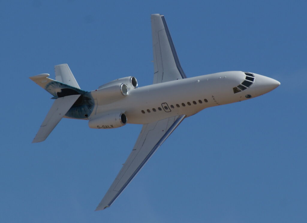 Uncovering the History of Corporate Aviation 11 Galactic Girl flyby G GALX