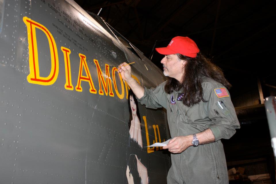 Gary Velasco - Painting On, Fighting Fate 10 Gary Velasco painting Diamond Lil