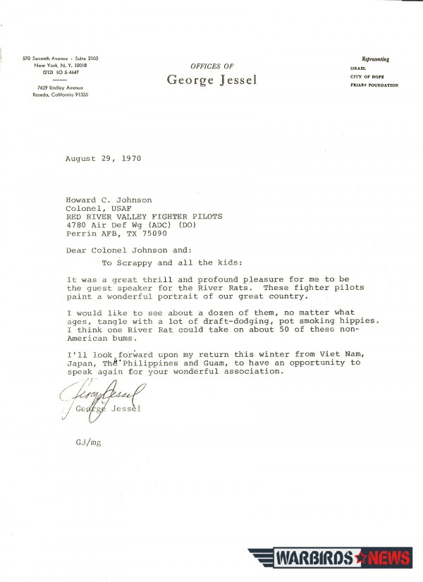 A Note to Scrappy Johnson From George Jessel 10 George jessel