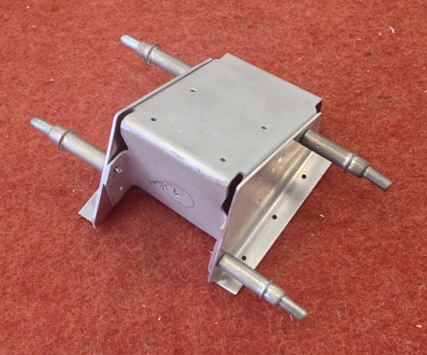 XP-82 Twin Mustang Restoration - March 2014 Update 21 Gerald completed this deceptively complex piece of manufacturing for the aileron-trim gear box housing. (photo via Tom Reilly)