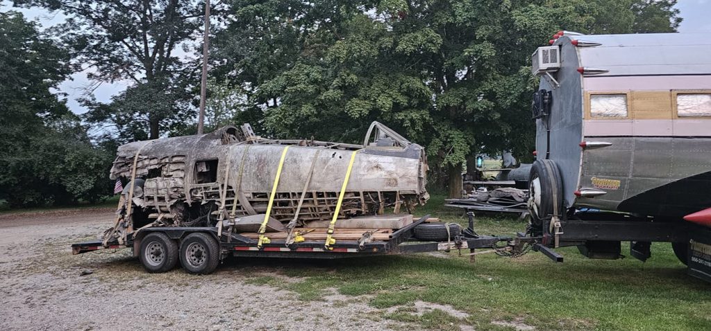 The Fabulous Flamingo: Gino Lucci’s Journey from Air Force to Aviation Salvage and a One-of-a-Kind Motorhome 13 Gino Lucci F 100 Fusealage