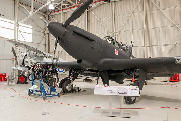 RAF Museum Aircraft On Outdoor Display at Cosford Air Show 11 Gladiator Defiant