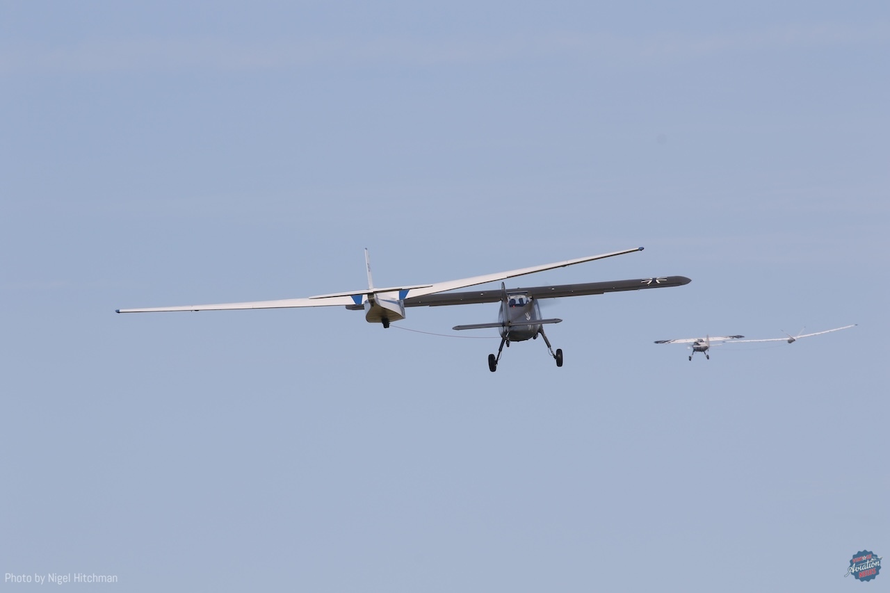 Hahnweide Old Timer Fly-In 2025 Part 2: A Spectacular Showcase of Vintage Aircraft 15 Glider Launch 7D2 4293