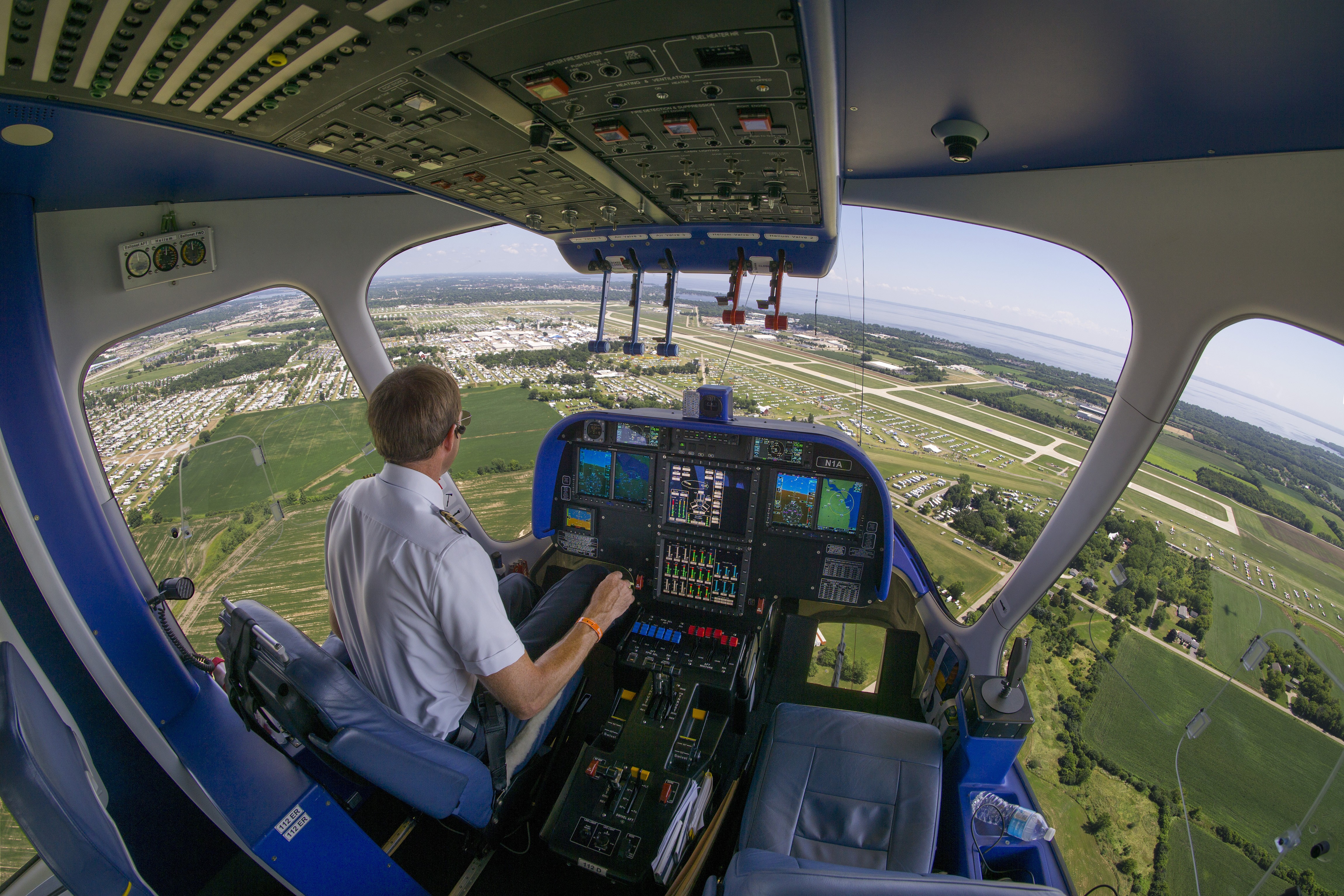 Goodyear Blimp Returns to EAA AirVenture 2021 12 Goodyear 2015 cabin shot by Dennis Biela
