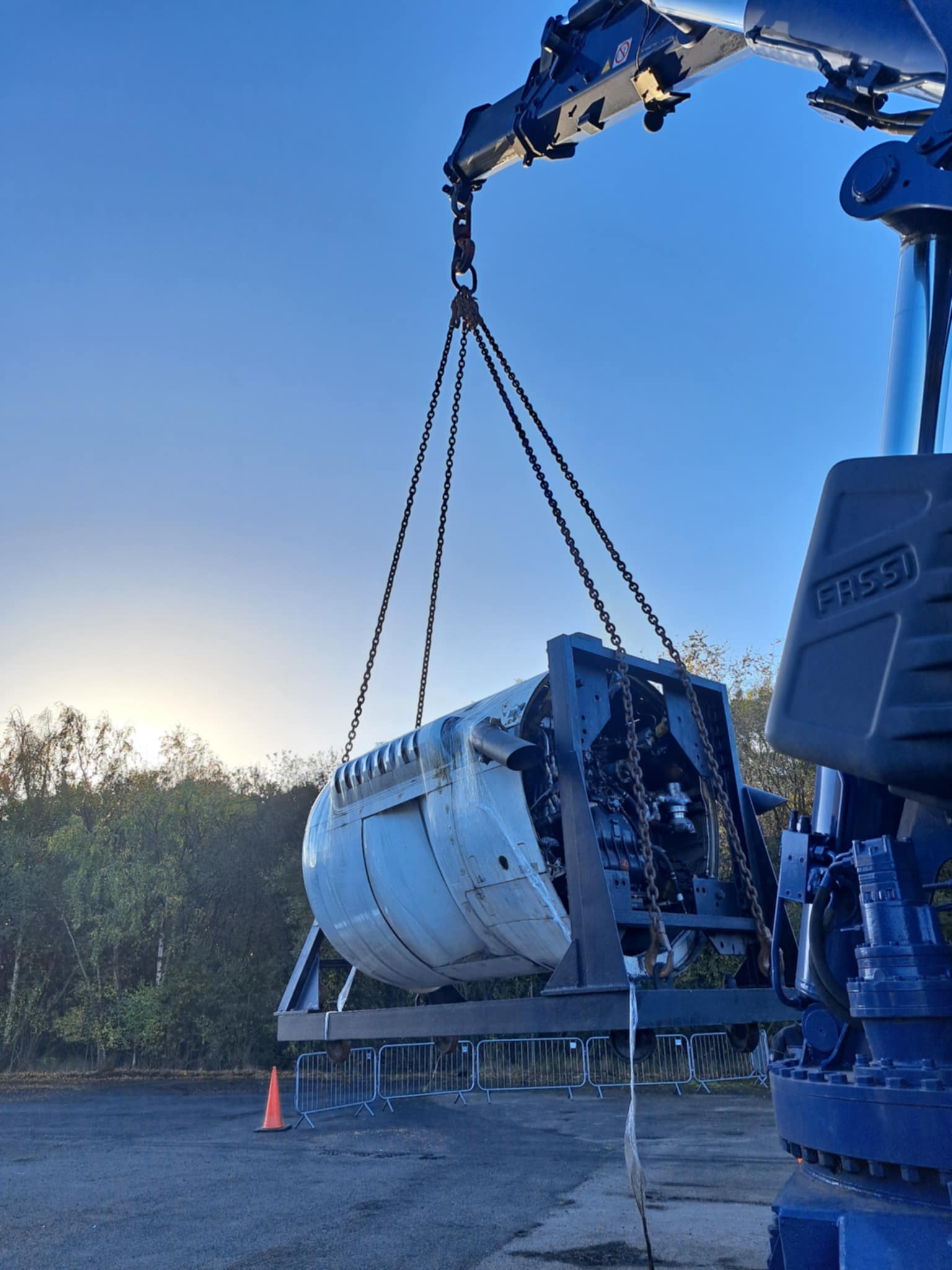 Shackleton Griffon Engines Arrive at the Yorkshire Air Museum 11 Griffons aloft