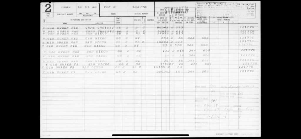 Blue Angels F8F-2 Bearcat Available at Courtesy Aircraft Sales 11 Grumman F8F 2 Bearcat Bureau Number 121776