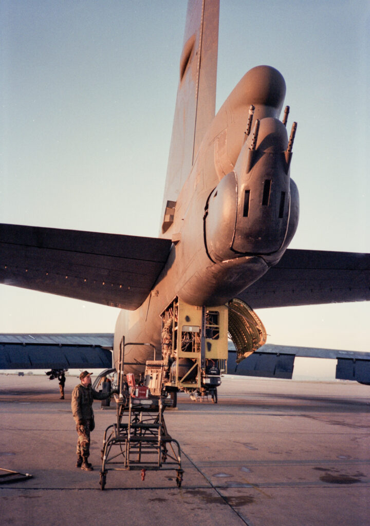 Tillamook Air Museum's B-52 Cockpit Restoration 12 Gulf War Moron Spain February 23 1991 Jim Sellars Photo