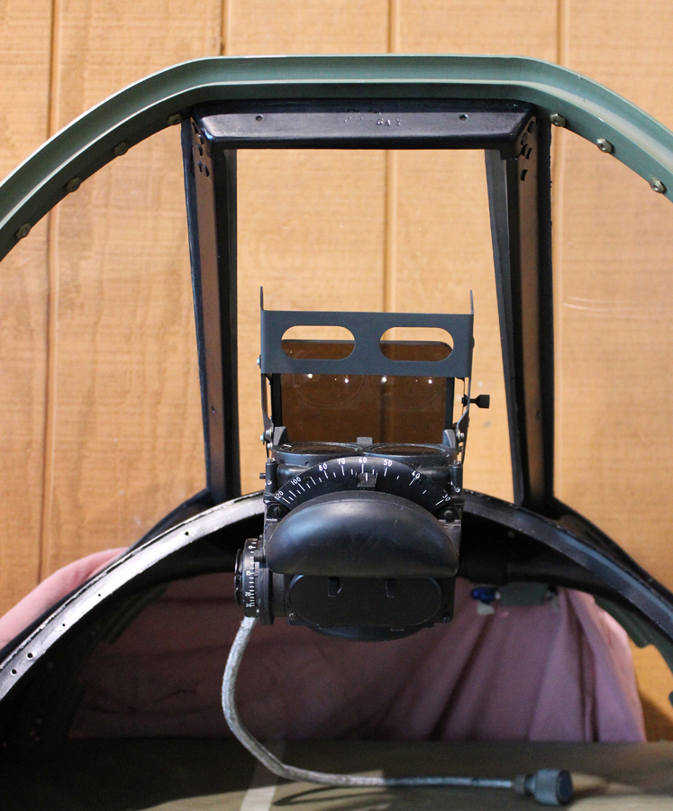 XP-82 Twin Mustang - February/March 2017 - Restoration Update 20 Th K-14 gun sight. (photo via Tom Reilly)