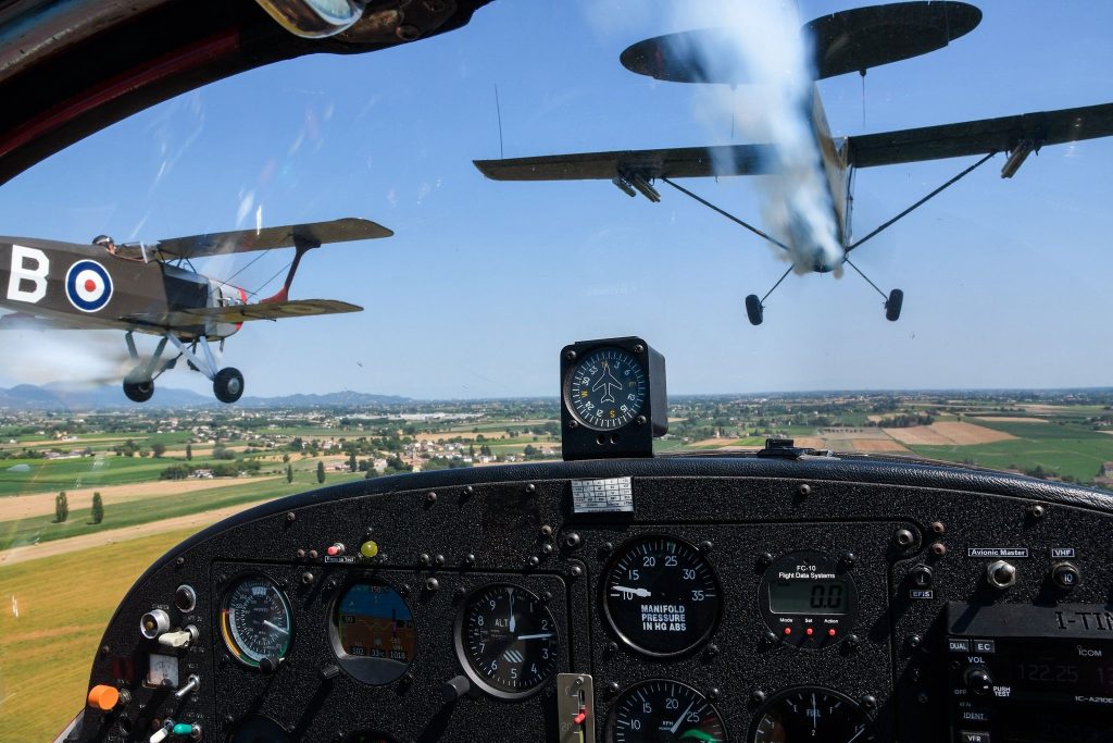 FLYPARTY 2025: A Celebration of Italian Vintage Aviation and Community Spirit 10 HAG FlyParty 2025 Airplane ormation