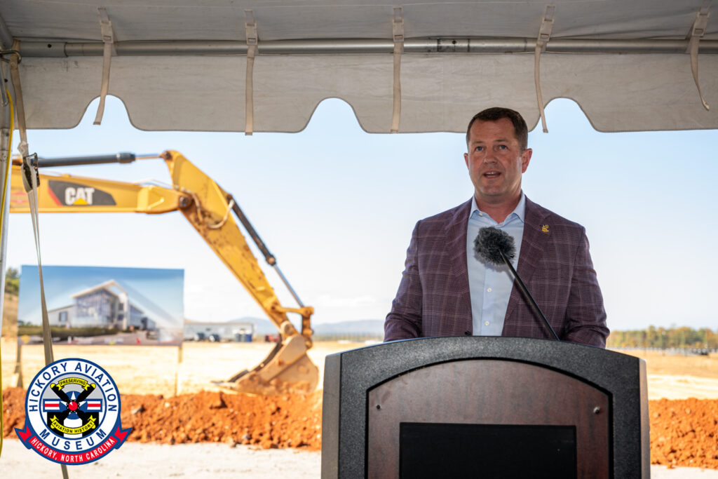 Hickory Breaks Ground on New Aviation Museum and Workforce Innovation Center 14 HAM BOD Frank Weisser CDR USN RET