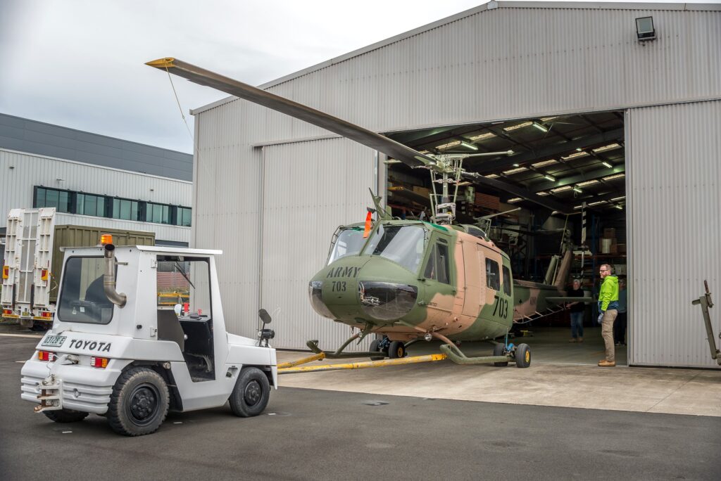 HARS' Vietnam War Veteran Bell UH-1 Huey Flies in Australia 10 HARS Huey Howard Mitchell 02