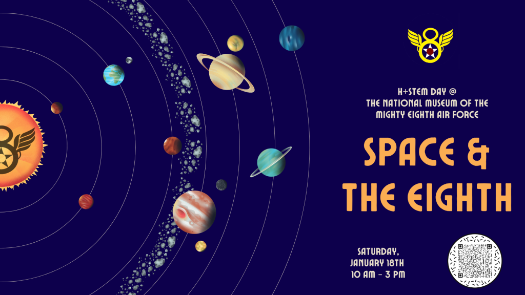 National Museum of the Mighty Eighth Air Force's FIrst H+STEM Day of 2025 10 HSTEM QR