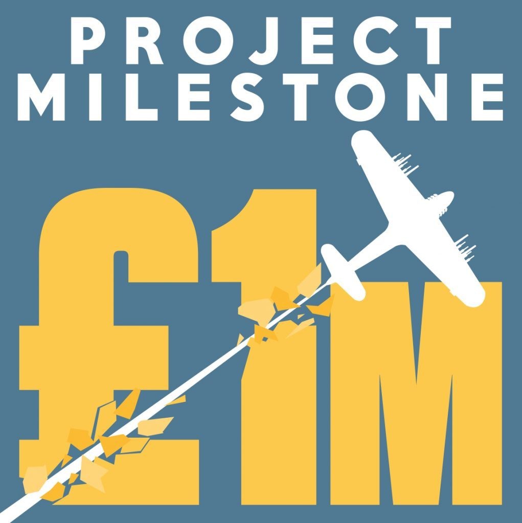 Major Milestone Reached For The Hawker Typhoon Preservation Group 11 HTPG 1Million Logo Border 300dpi 1021x1024