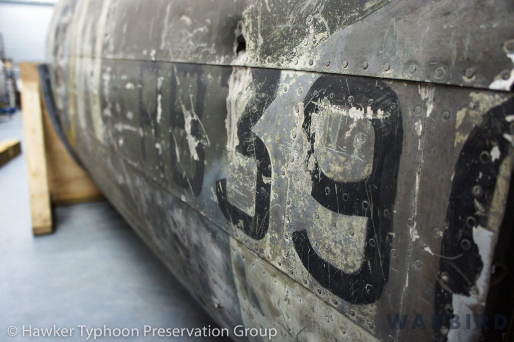 Hawker Typhoon Mk.IB RB396 Begins Restoration Effort 11 HTPG RB396 Closeup