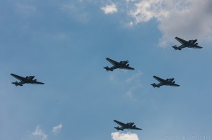 Air Show Report: Germany's Hahnweide Oldtimer Air Show 2013 16 Formation flight of Junker Ju 52s (Image Credit: Andreas Zeitler)