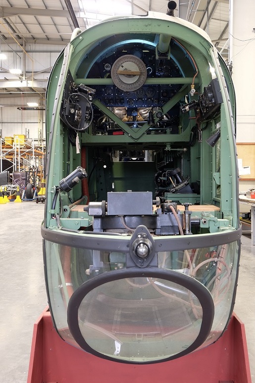 Handley-Page Hampden Fuselage Whole Again at RAF Museum Cosford 13 Hampden Navigator BombAimer Position