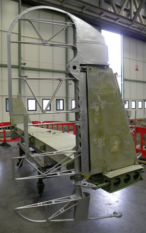 Rare Behind The Scenes Look Into Aircraft Conservation 13 Hampden_Rudder