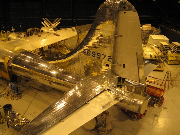 Update On B-29 "DOC" 10 Th beauty of polished aluminum.