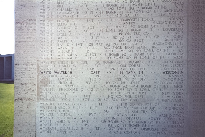 The Pilot, the Nurse and Their Thunderbolt 17 Harold Wurtz memorial